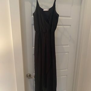 Cute black high low dress